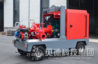 应急抢险移动泵车