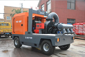 移动排涝泵车